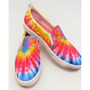 Skechers Memory‎ Foam Women's Tye Dye Loafer Slip-On Shoes SN 155082 Size 11